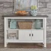 Liberty Furniture 182-SB5236 Brook Bay - Sideboard - Textured White / Carbon Gray