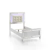 New Classic 02-9698W-500 New Classic 02-9698W-500 Valentino - 3/3 Twin Bed - White