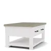 Riverside Furniture 37203 Riverside Furniture 37203 Cora - Small Cocktail Table - Cloud / Fog