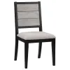 Coaster Fine Furniture 121221-S7 Elodie - 7 Piece Rectangular Extension Leaf Dining Set - Black
