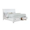 Furniture of America CM7590WH-CK-BED Castor - California King Bed - White