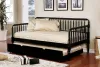 Furniture of America CM1741BK-BED Linda - Twin Daybed - Black