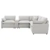 Coaster Fine Furniture 609560P-SET Collins - 6 Piece Modular Power Reclining Sectional - Gray