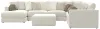 Jackson Furniture Industries 2235/37/31/59/75/12-16 Jackson Furniture Industries 2235/37/31/59/75/12-16 Ritzy - 6 Piece Modular Sectional (LSF Chaise) And 1 Included Cocktail Ottoman - Bone