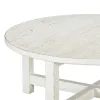 Liberty Furniture 142-OT1011 Backroads - Round Cocktail Table - Weathered White & Parchment Brown