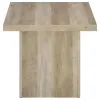Coaster Fine Furniture 710877 Devar - Square Engineered Wood End Table - Distressed Pine