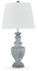 Ashley Furniture L235714 Cylerick - Terracotta Table Lamp - Antique Blue