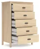 Ashley Furniture EB2444-245 Cabinella - Five Drawer Chest - Tan