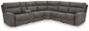 Ashley Furniture 61003S7 Ashley Furniture 61003S7 Next-Gen Durapella - 6-Piece Power Reclining Sectional - Slate