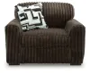 Ashley Furniture 9810423 Ashley Furniture 9810423 Midnight-Madness - Chair And A Half - Chocolate