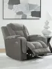 Ashley Furniture PC8350513 Ashley Furniture PC8350513 Mixed Motion - Power Recliner With Adjustable Headrest - Shadow