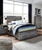 Ashley Furniture B221B27 Ashley Furniture B221B27 Baystorm - Full Panel Bed With 6 Storage Drawers - Gray