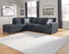 Ashley Furniture 87213S4 Ashley Furniture 87213S4 Altari - Left Arm Facing Corner Chaise With Sleeper 2 Pc Sectional - Slate