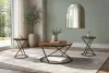 New Classic T1811-3P-BRN Emery - 3 Piece Occasional Set (1 Coffee & 2 End Tables) - Brown