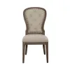 Liberty Furniture 615-C0501S Americana Farmhouse - Upholstered Tufted Back Side Chair - Dusty Taupe