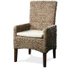 Riverside Furniture 36966 Mix-N-Match Chairs - Woven Arm Upholstered Chair (Set of 2) - Hazelnut