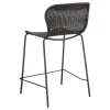 CoasterEssence 192039 Mckinley - Faux Rattan Metal Counter Chair (Set of 2) - Brown