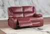 Coaster Fine Furniture 610242 Camila - Upholstered Motion Reclining Loveseat - Red