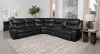 Coaster Fine Furniture 610200P Sycamore - Upholstered Power Reclining Sectional Sofa - Gray