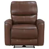 Coaster Fine Furniture 610266P Greenfield - Upholstered Power Recliner Chair - Saddle Brown