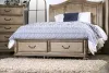 Furniture of America CM7613Q-BED Belgrade I - Queen Bed - Rustic Natural Tone