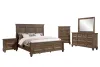 New Classic 00-B2114B-15C New Classic 00-B2114B-15C Mariana - 6/6 Eastern King 5 Piece Bedroom Set (Bed & Dresser & Mirror & Chest & Nightstand) - Brown