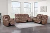 New Classic 22-2505B-3PM New Classic 22-2505B-3PM Morello - 3 Piece P1 Sofa & Loveseat & Recliner With Power Footrest - Brown