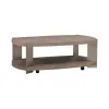 Liberty Furniture 754-OT1011 Harlow - Oval Cocktail Table - Sandstone & Satin Nickel