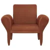Coaster Fine Furniture 903150 Liana - Upholstered Roll Arm Accent Armchair - Rust