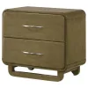 Coaster Fine Furniture 224272 Amsbury - 2-Drawer Nightstand Bedside Table - Nutmeg