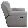 Coaster Fine Furniture 602553 Gilson - Chenille Upholstered Reclining Glider Recliner - Gray