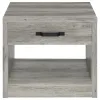 Coaster Fine Furniture 707728-S2 Felix - 2 Piece Coffee And End Table Set - Gray Driftwood