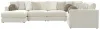 Jackson Furniture Industries 2235/37/31/59/75-16 Jackson Furniture Industries 2235/37/31/59/75-16 Ritzy - 6 Piece Modular Sectional (LSF Chaise) - Bone
