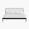 Intercon MB-BR-TRNKNG-MTE-C Metal Beds - Transitional King Metal Bed - Matte Black