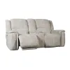 Liberty Furniture 7025PF-23P Clayton - Loveseat With Console P3 & ZG - Galactic Parchment