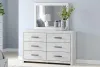 Ashley Furniture B3788B1 Cayboni - Dresser And Mirror - Whitewash