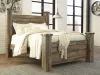 Ashley Furniture B446B40 Ashley Furniture B446B40 Trinell - Queen Poster Bed - Brown