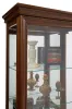 Pulaski Furniture 21308 PFC Curios - Mirrored 5 Shelf Gallery Curio Cabinet - Oak Brown