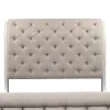 Liberty Furniture 244-BR21HU Magnolia Manor - Queen Upholstered Sleigh Headboard - Antique White