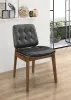 CoasterEssence 106596 Redbridge - Upholstered Dining Side Chair (Set of 2) - Walnut