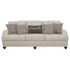 CoasterElevations 511094-S2 Glenn - 2 Piece Upholstered Sofa Set - Light Gray And Gray