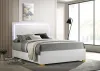 Coaster Fine Furniture 222931KE Marceline - Wood Eastern King LED Panel Bed - White