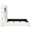 Coaster Fine Furniture 306032Q Tisdall - Upholstered Queen Fireplace Bed - Cream