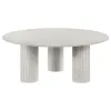 Coaster Fine Furniture 709668-S2 Astoria - 2 Piece Marble Coffee And End Table Set - White