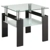 Coaster Fine Furniture 702288-S3 Dyer - 3 Piece Rectangular Coffee And End Table Set - Black