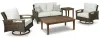 Ashley Furniture P750-835 Paradise Trail - Loveseat w/Cushion - Medium Brown