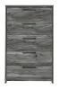 Ashley Furniture B221-46 Baystorm - Five Drawer Chest - Gray