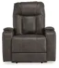 Ashley Furniture 6620513 Feazada - Power Recliner With Adj Headrest - Shadow