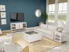 Riverside Furniture 30732 Rosalie - Collectors Cocktail Table - White