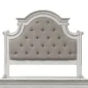 Liberty Furniture 244-BR17HU Liberty Furniture 244-BR17HU Magnolia Manor - Full Upholstered Panel Headboard - Antique White